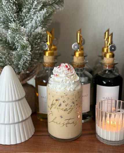 Iced Peppermint White Mocha