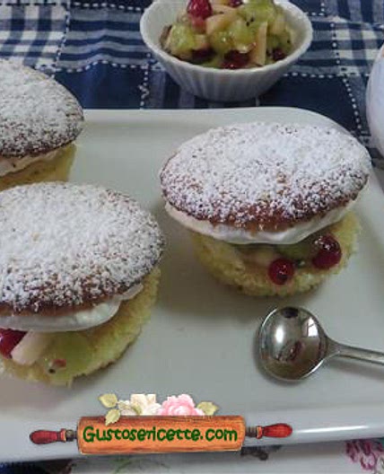 Muffin alla frutta fresca