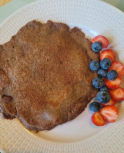 Chocolate crepes