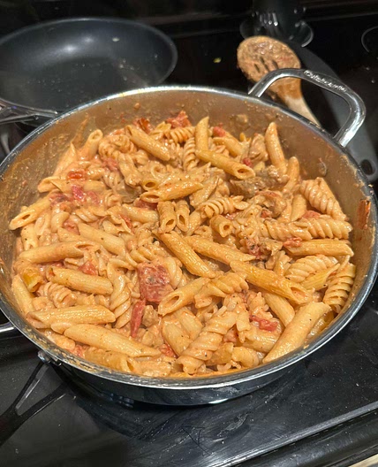 Chicken Pasta with Tomatoes