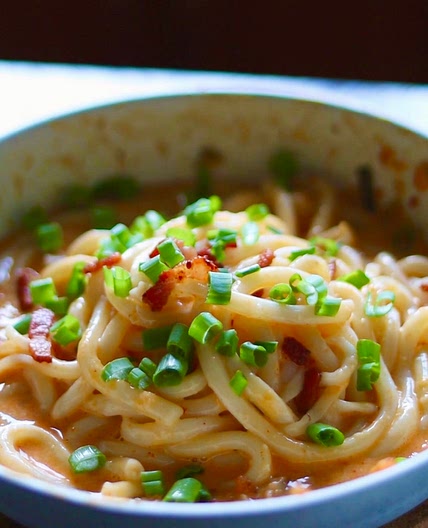 Kimchi Bacon Carbonara 