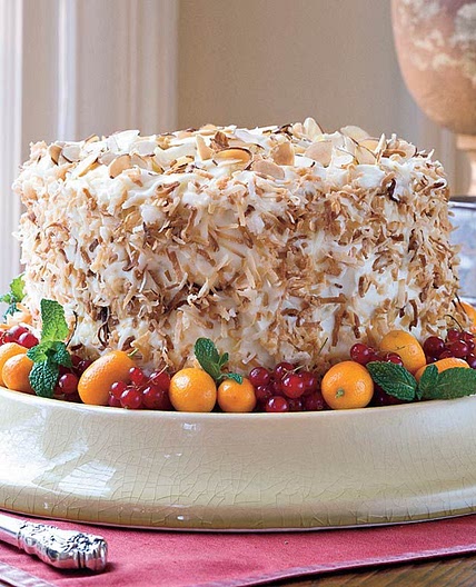 Coconut-Almond Cream Cake