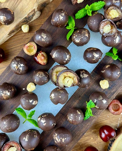 Choco-Golden Picota Bites 