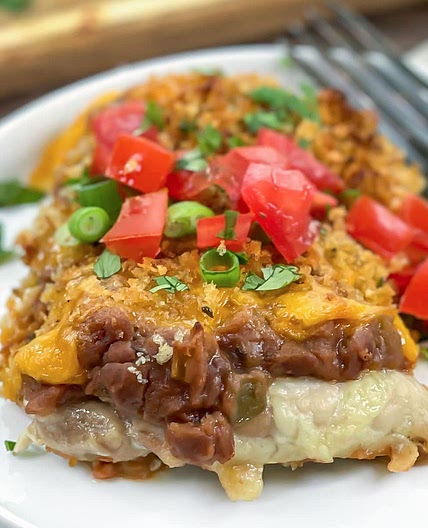 Chicken Burrito Stacks Recipe
