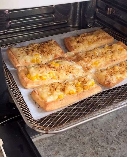 Elote puff pastry 