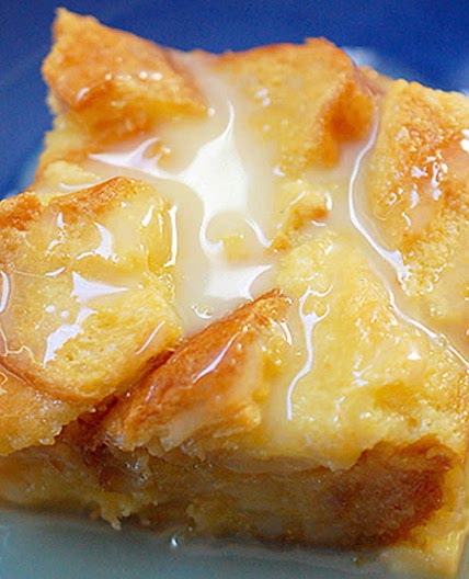 White Chocolate Bread Pudding 