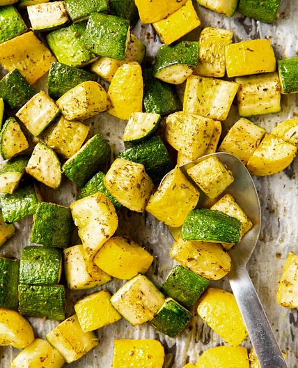 Roasted Zucchini & Squash 