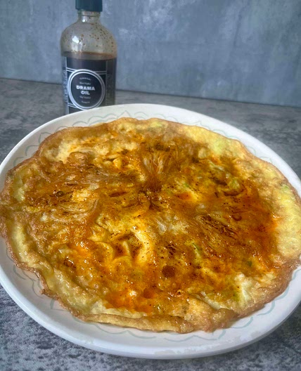 Filipino Mushroom Omelette / Tortang Kabute