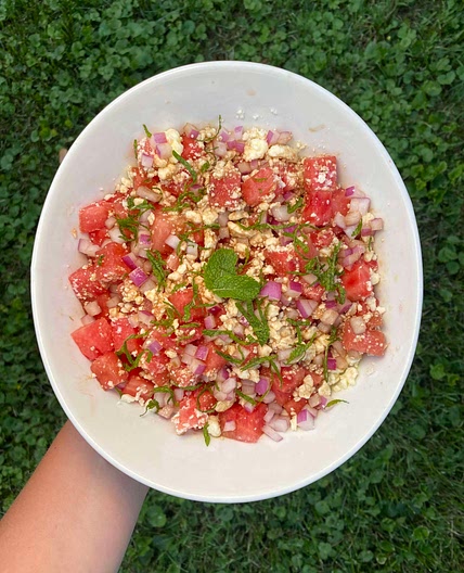 Watermelon Feta Salad 