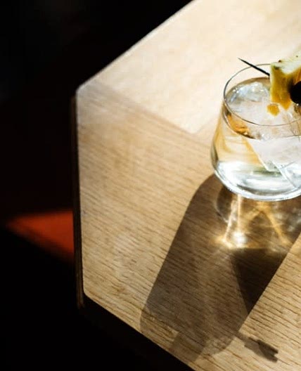 Piña colada milk punch