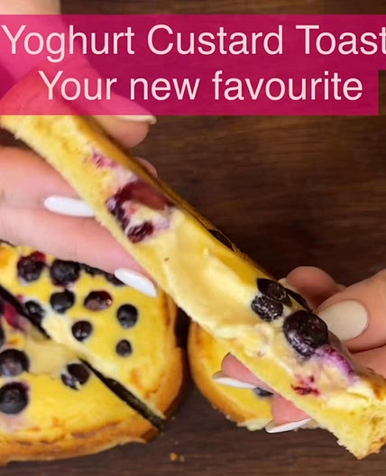 Yoghurt Custard Toast