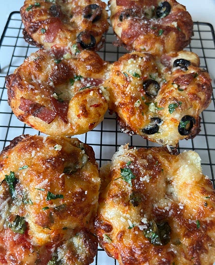 Mini Focaccia Pizzas