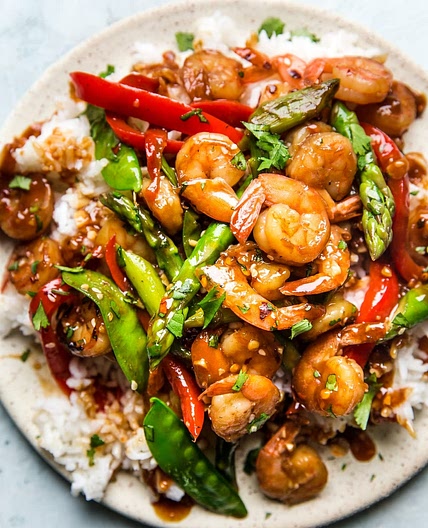 Garlic Shrimp Stir-Fry