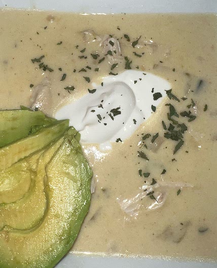 White chicken chili (bonafide seasoning) 