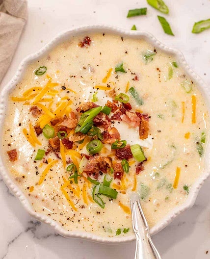 Easy Crockpot Potato Soup Recipe