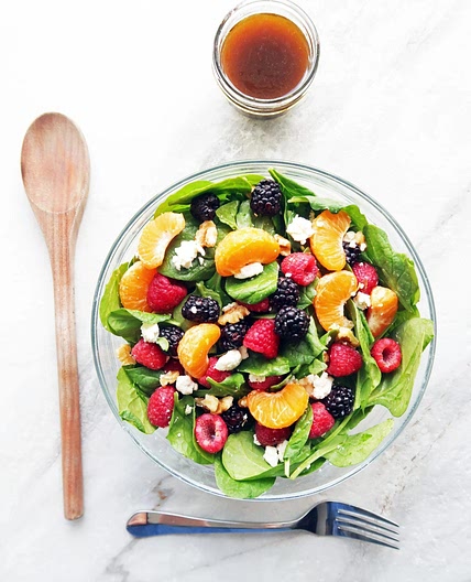 Romaine Orange Salad with Snap Peas and Orange Vinaigrette