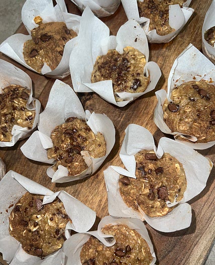 Healthier Protein Banana Muffins
