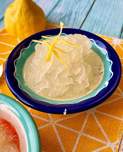 Icy Lemon Granita 