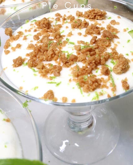 No bake Protein Key Lime Pie Cups