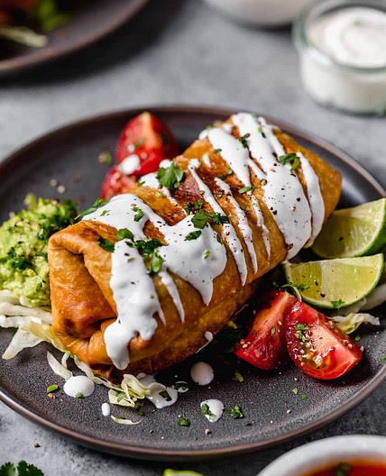 Air fryer chimichanga 