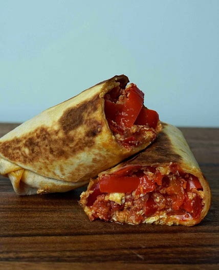 Menemen burrito