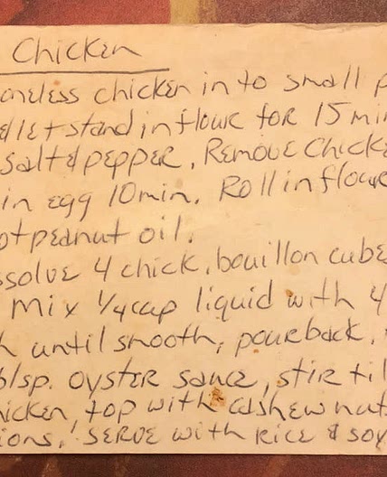 Wes' Cashew Chicken