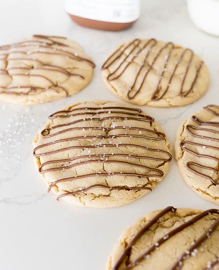 Crumbl Hazelnut Sea Salt Cookies