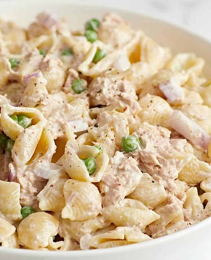 Tuna Pasta Salad with Peas