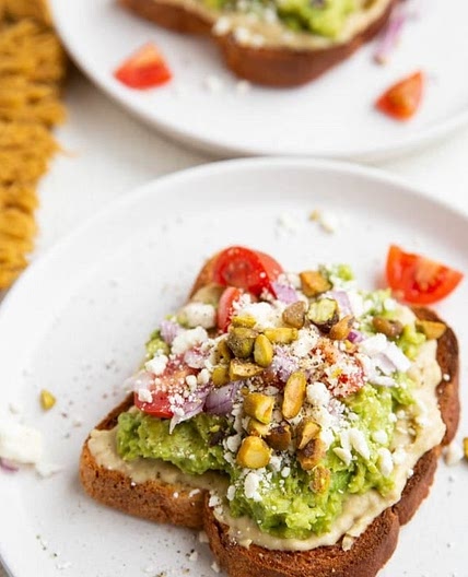 Hummus Avocado Toast