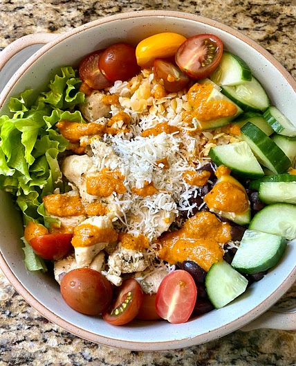 Piri Piri Chicken and Vegetable Bowl