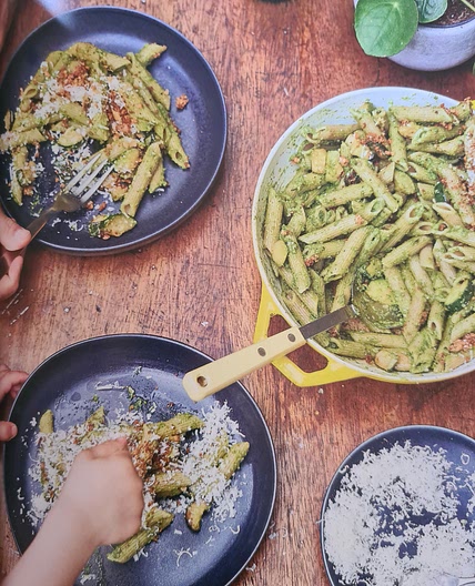 Creamy Courgette & Basil Pasta