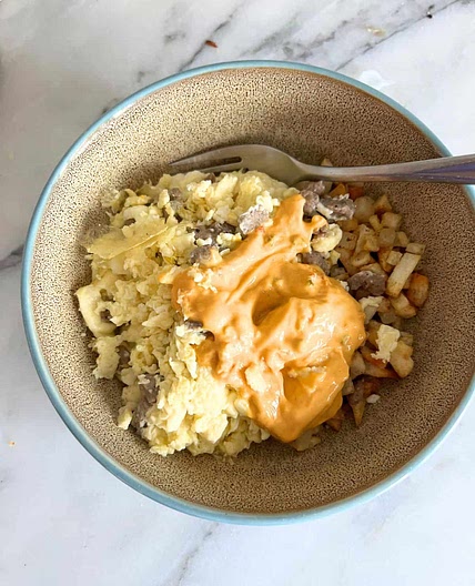 Sausage and Egg Breakfast Bowls