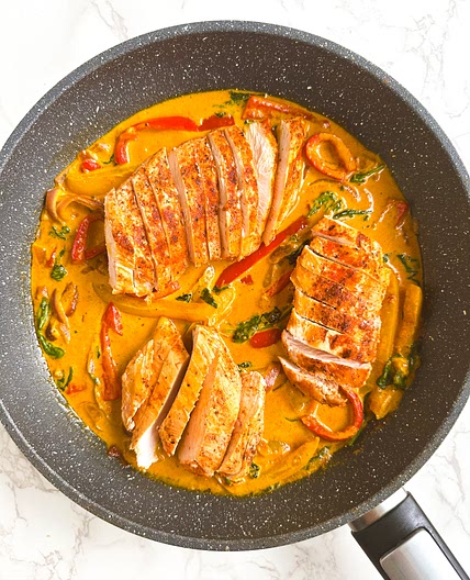 Creamy Red Pesto Chicken