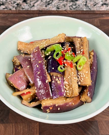 Eggplant side dish (Mild version)