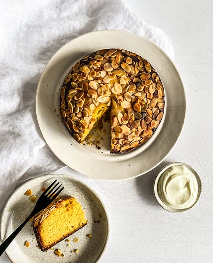 Lemon, Olive Oil & Almond Cake