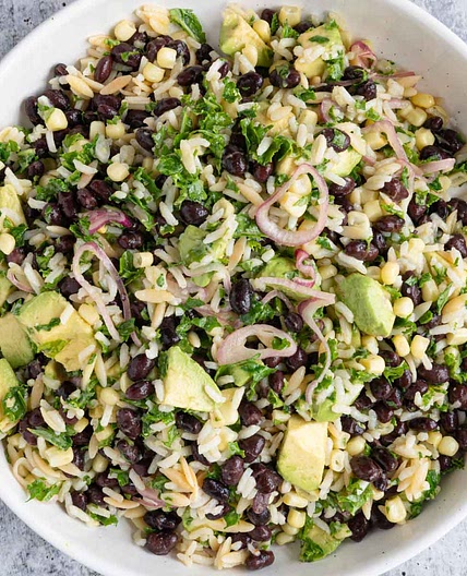 Black Bean Salad with Corn and Avocado