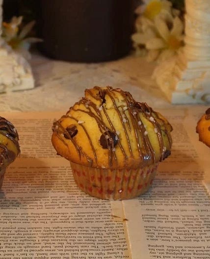 Nutella stuffed muffins recipe 