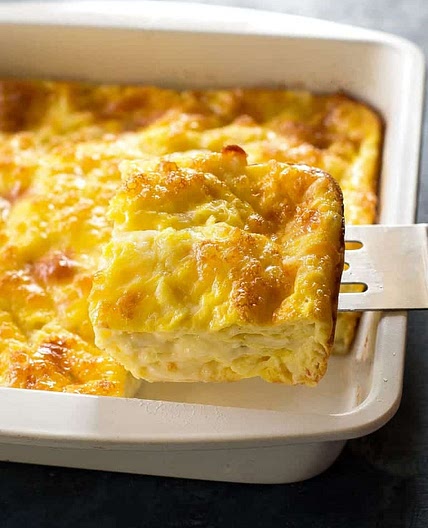 Cheesy Ham Egg Casserole