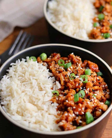 Firecracker Ground Chicken Bowl