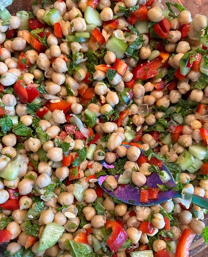Chickpea salad 