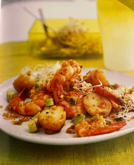 Cajun Potato & Prawn Salad