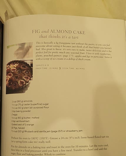Fig & Almond Tart (or any fruit)