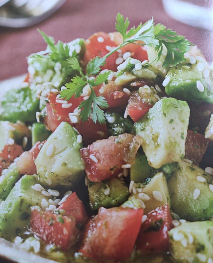Tartare de tomate et d'avocat