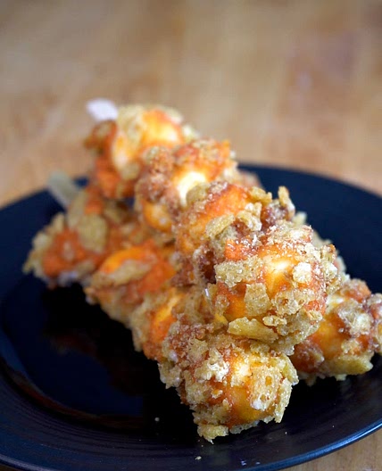 Chicharron-Crusted Kwek-Kwek (Fried Quail Eggs)
