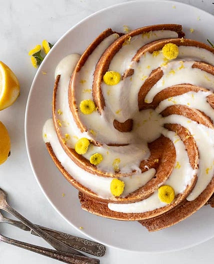 Lemon Chamomile Cake