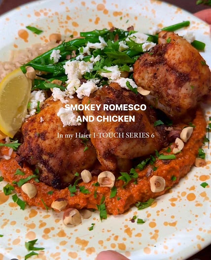 Smokey Romesco and chicken 