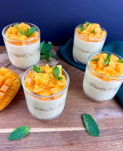 Mango Biscuit Mousse