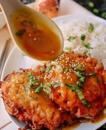 Chicken egg foo young