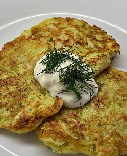Кабачковые оладьи