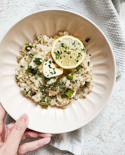Creamy Asparagus Risotto